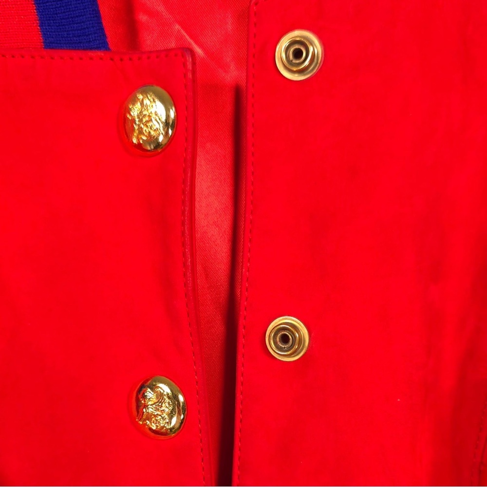 ESCADA MARGARETHA LEY GERMANY MADE 100% LEATHER Suede Jacket EU 38 US 6-8 RARE - Picture 12 of 14